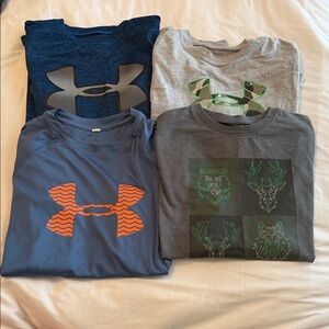 Four Boys Under Armour Long Sleeve Shirts